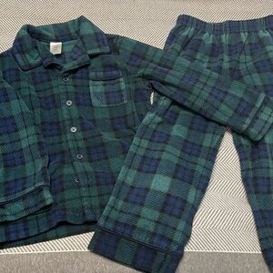 Baby Gap Flannel Plaid PJs sz 4t